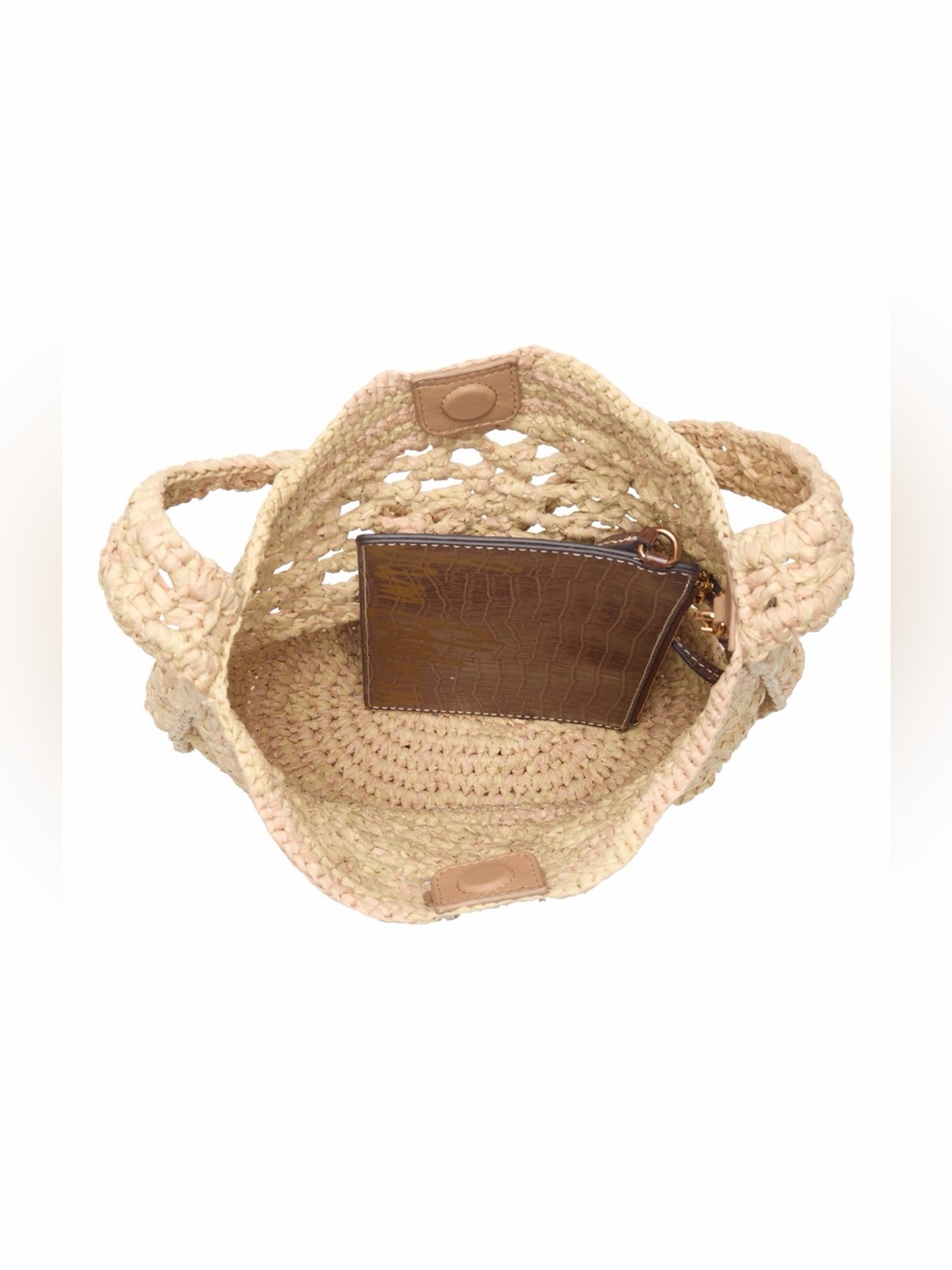 Sam Edelman Remi Raffia Bucket Bag - Picture 3 of 5